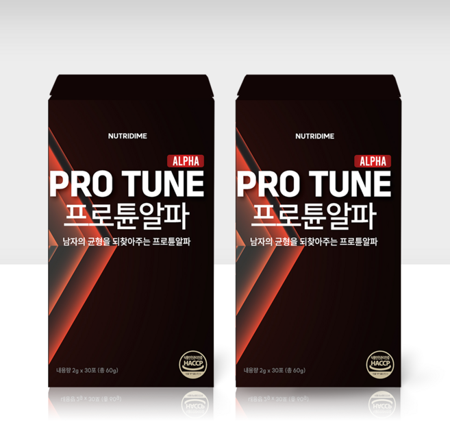 뉴트리다임 프로튠 알파, 2개, 60g