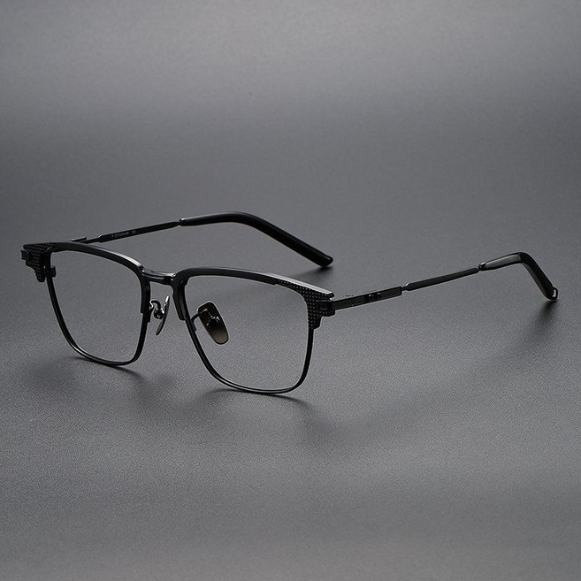 남성용 안경 프레임 티타늄 하금테 오버사이즈 빅사이즈 해외배송