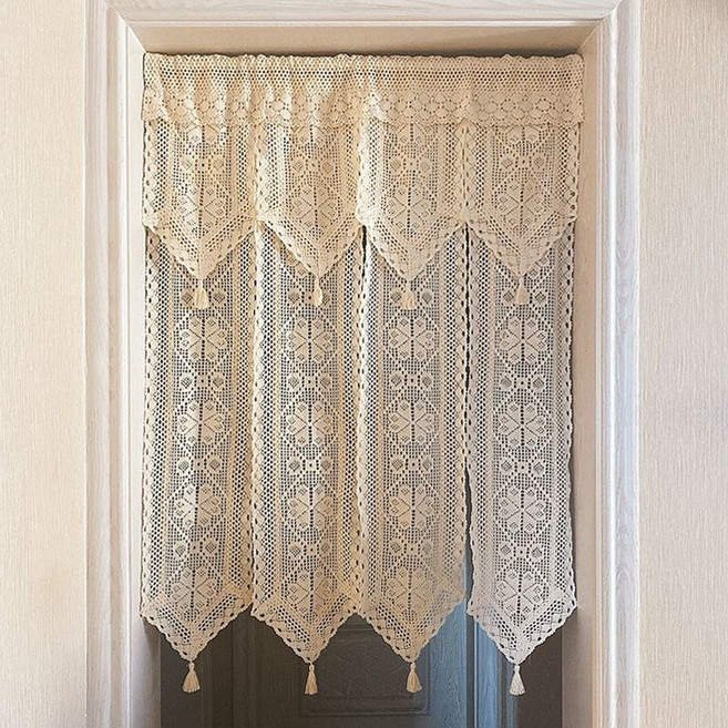 내추럴 프리미엄커튼 짜임 문발 다용도 속 반커튼