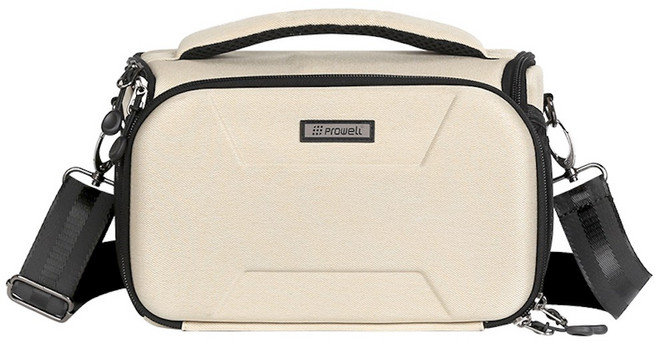 Prowell 防雨 單反雙肩攝影包, 米色, 1個