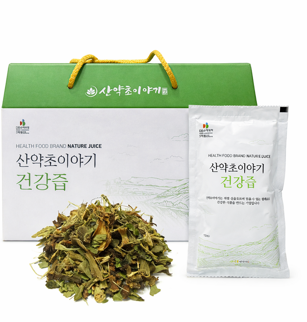 산약초이야기 국내산 익모초즙 진액 엑기스 120ml 60포