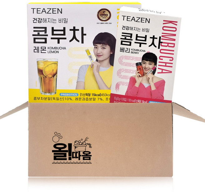 올따옴기획 티젠 콤부차 레몬5g 30입 + 베리5g 10입, 1개, 1세트, 5g