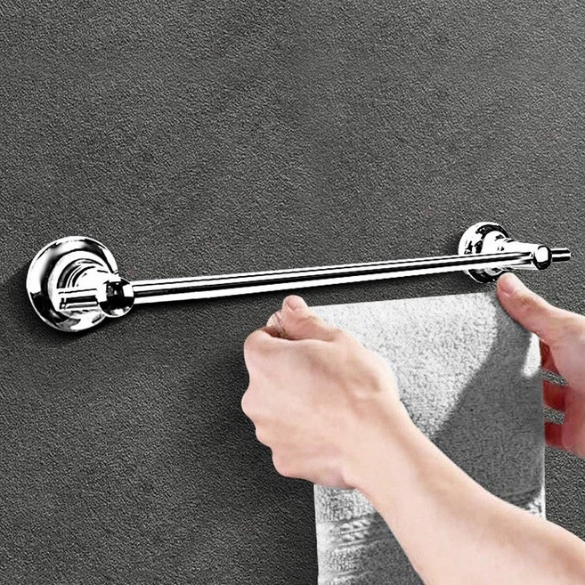 화장실수건걸이 욕실 수건걸이 스텐 타올 건조 거치 벽타공, 상세페이지 참조, 1개