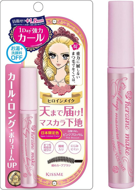 일본 히로인 메이크업 SP 컬 킵 마스카라 베이스 51 핑크 블라썸 6g, 1개, 51. 핑크 블라썸
