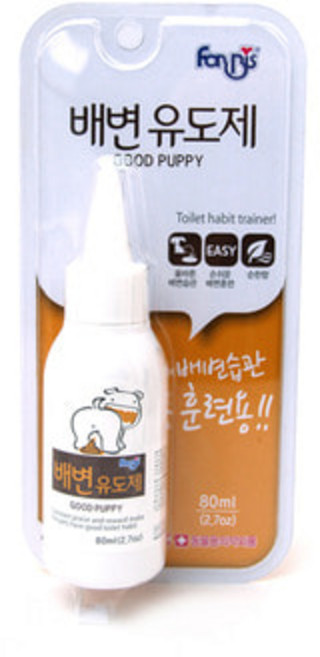 [니드펫트리] 강아지 고양이 포켄스 배변유도제 80ml, 1개