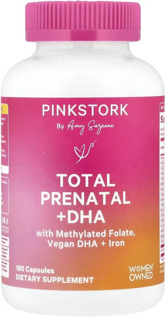 Pink Stork 토탈 프리네이탈 + DHA 캡슐 180정, PinkStork토탈프리네이탈DHA캡슐180정, 1개 - 쿠팡