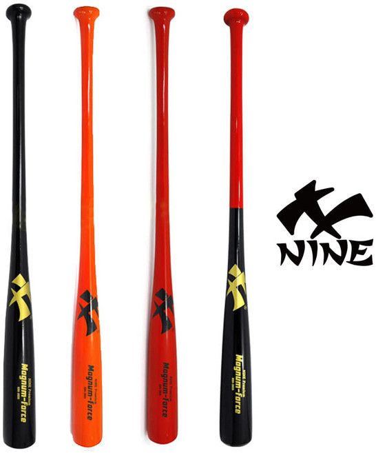 (1+1) 나인 매그넘포스 NBH-3850 나무배트, 레드블랙, 830g