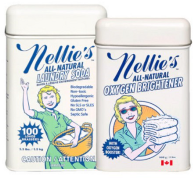 [넬리]소다세제 1.5kg(100회)+산소표백제(900) 고급형 틴케이스