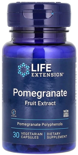 Life Extension 석류 열매 추출물 베지 캡슐 30정 LEX-95603, 1개 - 쿠팡
