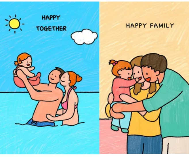 1+1 가족 포스터 선샤인마켓 아이방 인테리어, Sweet girl 5