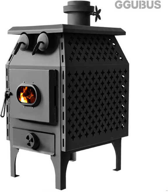 꾸버스 국산 화목난로 백두난로 고급형 40형 국산 3T 고급 장작 펠렛 나무 연통 캠핑, 백두난로 40형(고급) 화목난로