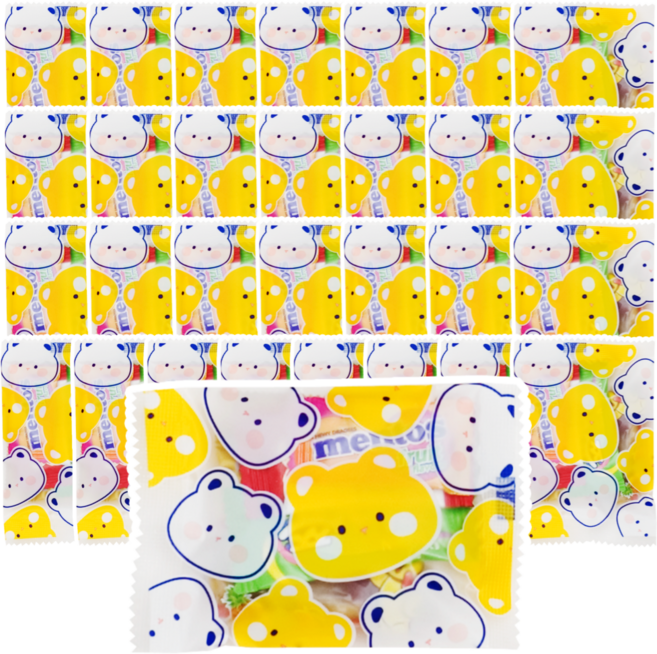 대용량 단체간식 행사 답례품 간식꾸러미 어린이집 생일 선물 유치원 학교 기업 교회 크리스마스 구디백 GD12, 1세트, 30개입