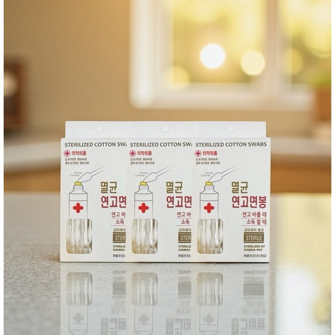 국내생산 풍성 연고 멸균면봉 개별포장, 30개입, 3개