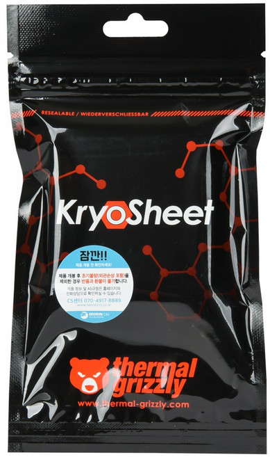 Thermal Grizzly KryoSheet 38x38 (0.2mm), 1개