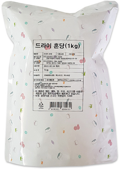 쿠킹스토리 드라이혼당, 1개, 1kg