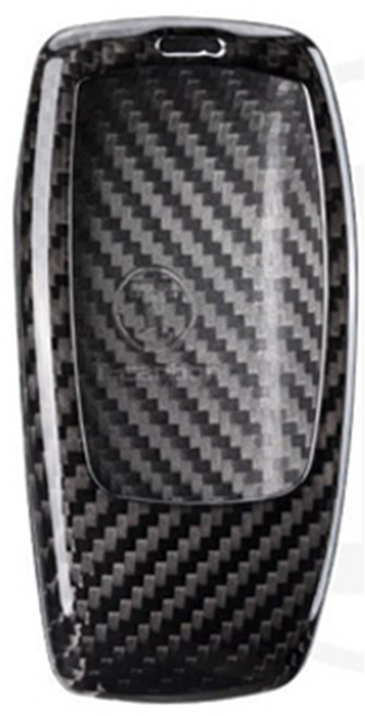 벤츠 CLA C118 호환 리얼 카본 키커버 스마트 차키케이스, 풀커버 블랙