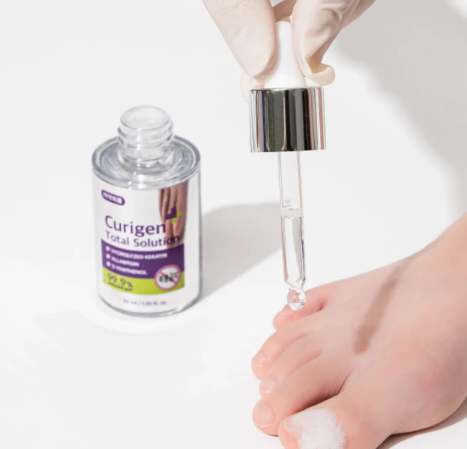 큐리젠 리페어 토탈 문제성발톱 문제성손톱 솔루션 30ml, 1개 - 쿠팡