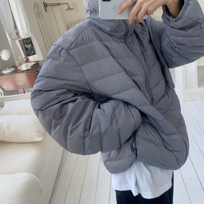 애플망고옷장 빅사이즈 겨울 남녀공용 한라 883 초경량패딩 비상용잠바