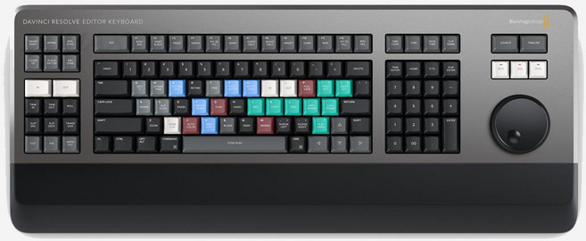 Blackmagic Design 다빈치 리졸브 스피드 에디터 17 스튜디오 활성화 카드 키보드 편집, Editor Keyboard