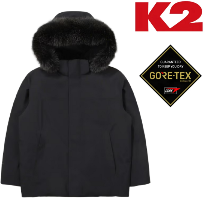 [정가: 1 100 000원] K2 남성 고어텍스 패딩 고급 프리미엄 구스 다운 자켓 겨울 데일리 등산 캠핑 아우터 점퍼
