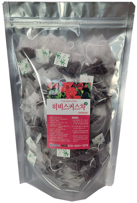 해남농수산 히비스커스차 히비스커스 티백, 1개, 1.2g, 100개입