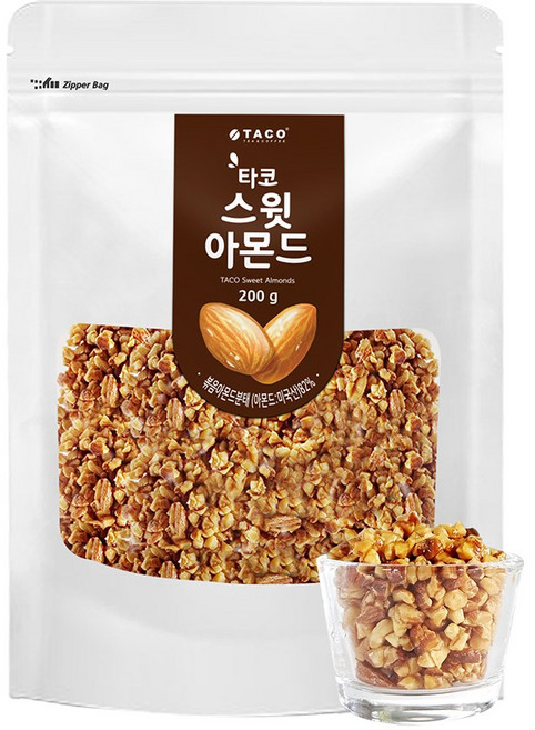 타코 스윗 아몬드, 200g, 3개