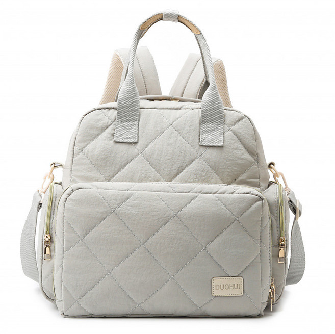 메이썬 기저귀가방 백팩 파우치 유모차 가방 보온 보냉 대용량 에코백, 그레이