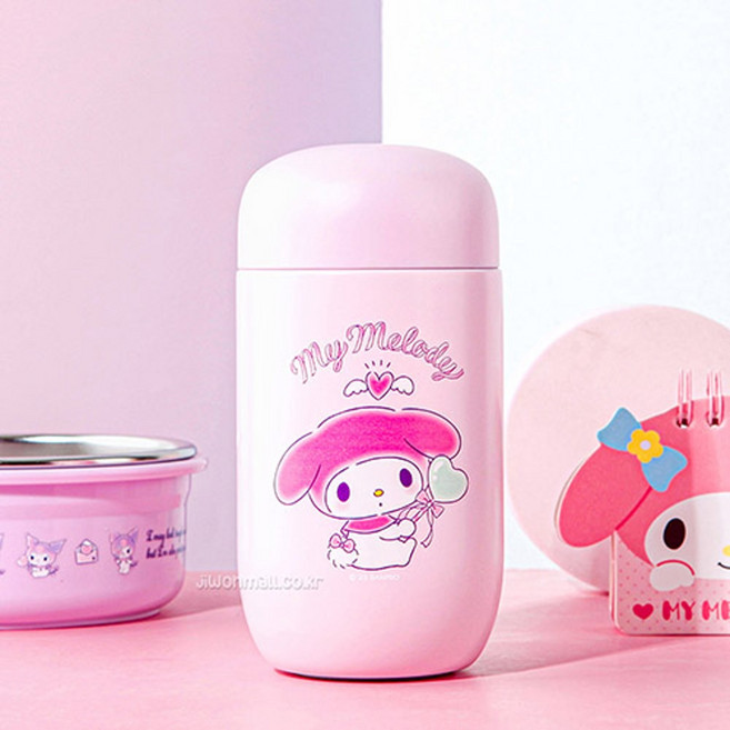 산리오 페블 텀블러 물통 200ml 마이멜로디, 1개