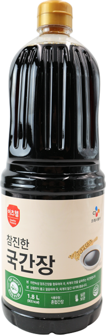 이츠웰 참진한 국간장 1.8L 1box(8개), 8개