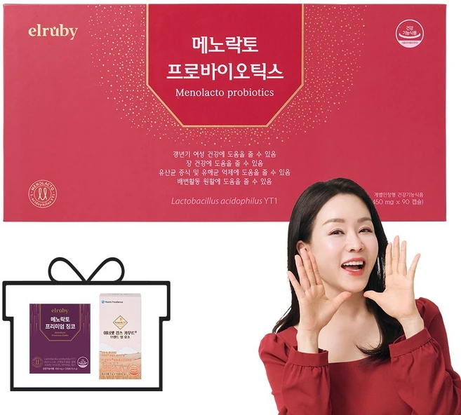 [휴온스N 공식] [12일분 추가증정] 메노락토 프로바이오틱스 갱년기 유산균 yt1, 1개, 90정 - 쿠팡