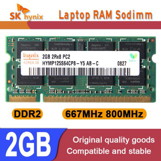 SK 하이닉스 PC2 2GB 5300S RAM 2 2Rx8 667MHz 노트북 메모리 SODIMM, 03 2GB 6400S, 1개