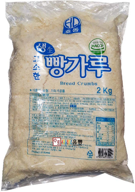 효동식품 고소한생빵가루(습식.냉동) 2kg, 1개