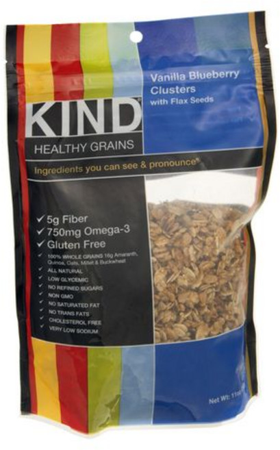 KIND 헬시 그레인 클러스터 헬시 그레인 클러스터 - 바닐 KIND Healthy Grains Clusters Healthy Grains Clusters - Vanilla Blu, 114g, 1개