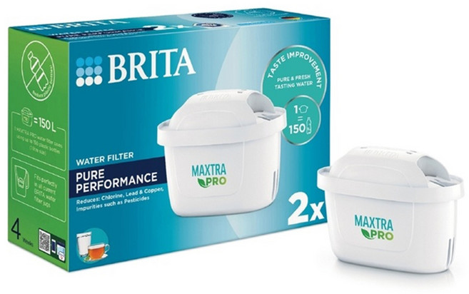 브리타 맥스트라 프로 퓨어 퍼포먼스 필터 카트리지 2개입