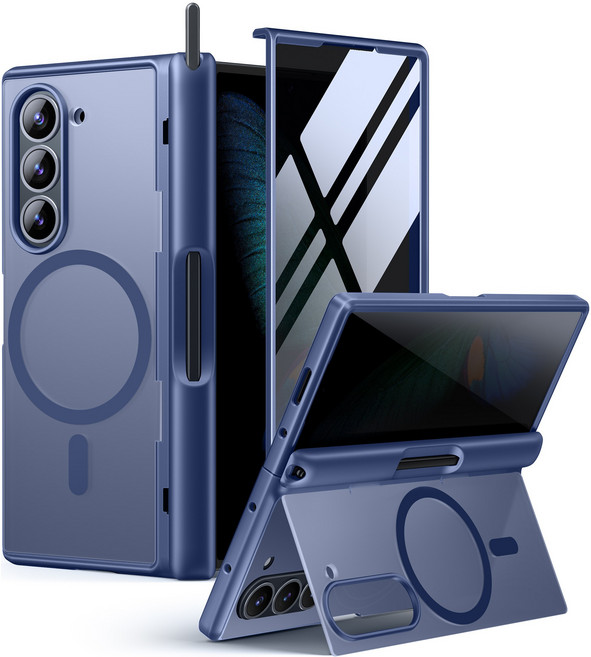 모보시 힌지 보호 펜커버 맥세이프 호환 거치대 풀커버 휴대폰 케이스