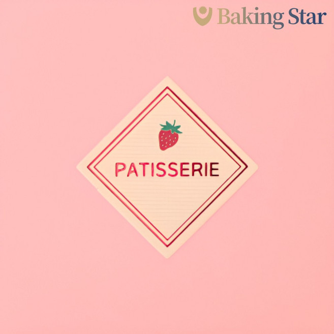 케익택 T-142 딸기세리 케이크픽 100개/1봉 파티세리택, 1개