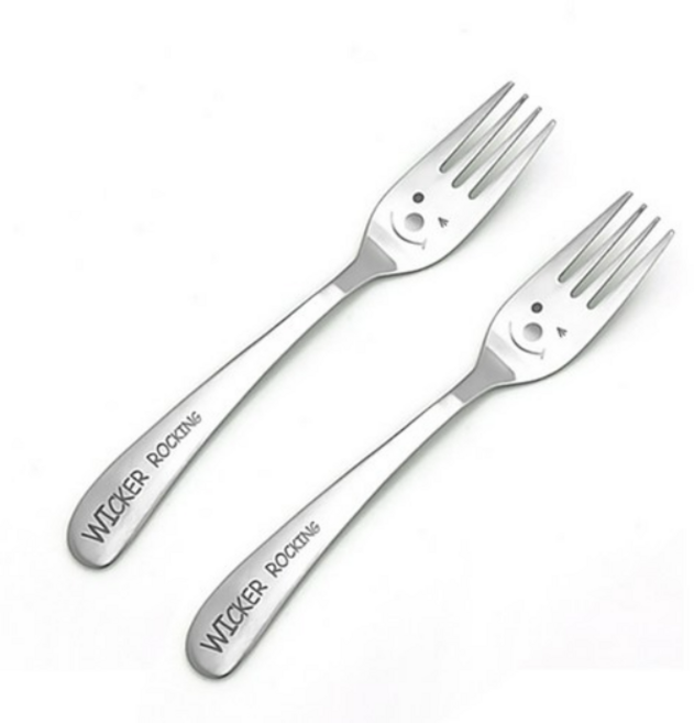윙커 스텐 어린이 포크, 2개