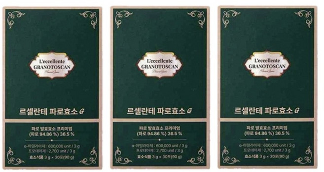 그레인온 르셀란테 파로효소 G 30포, 90g, 3박스