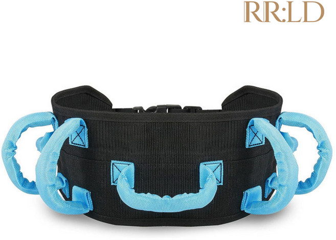 로로랜디 환자 이동 벨트 마비 노인 휠체어 침대 리프팅 보조 보행 재활 허리 스트랩 간호 물리치료, 1개