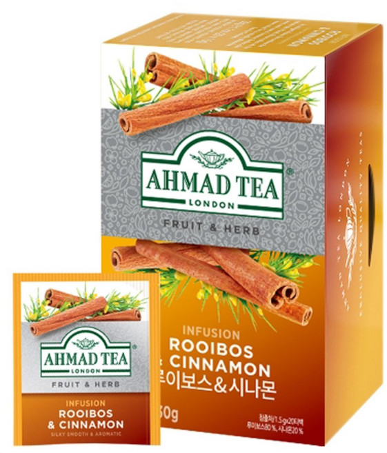 아마드티 루이보스&시나몬 허브차 티백, 1.5g, 20개입, 1개