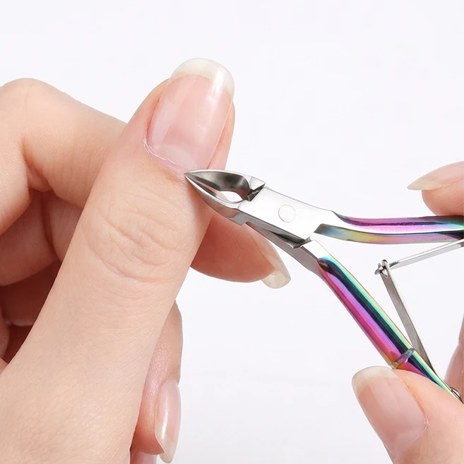 오우하하 손톱정리 네일 큐티클 니퍼, 1개, 티타늄 - 쿠팡