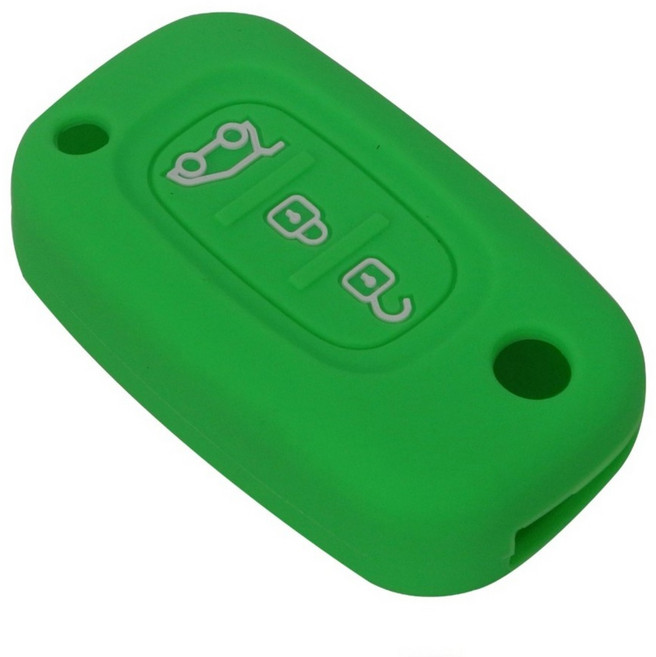 뉴SM3 폴딩키 실리콘 커버 케이스, 초록