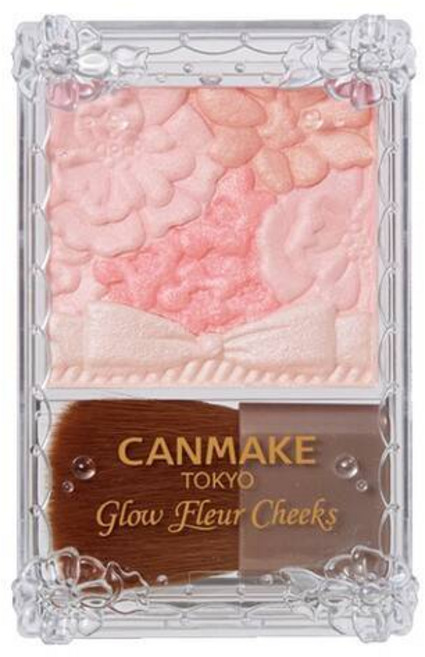 CANMAKE 井田 花漾戀愛修容腮紅, 1個, #18, 珊瑚白