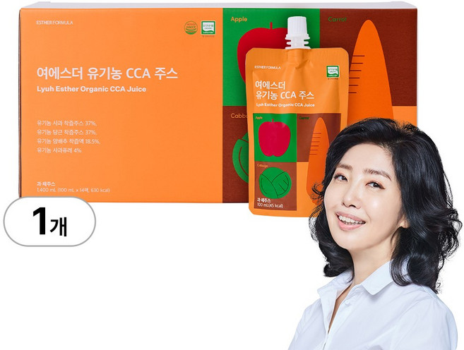 [본사직영] 여에스더 유기농 CCA 주스, 1개, 1.4L