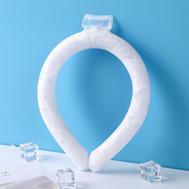 쿨타임 아이스 넥쿨러(투명) 쿨넥밴드 얼음스카프, 상세 참조, 1개