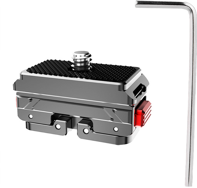 [Flymile] 인스타360 마그네틱 퀵 릴리즈 어댑터 마운트 | Ace Pro / 2 호환 1/4" 나사홀 확장, 1개, 단품 + 1/4 나사 플레이트