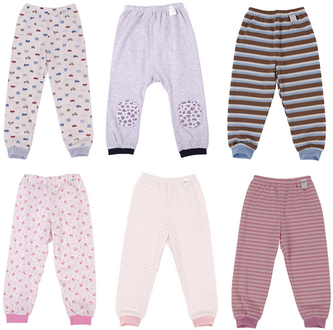 비앤누리 유아 아동 9부 내복바지/내의바지/잠옷바지 3매입