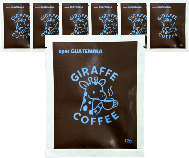 지라프커피 과테말라 스페셜티 티백커피 싱글오리진 안티구아 SHB, 1세트, 7개입, 12g