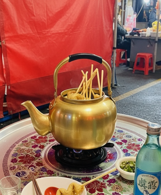 양은 주전자 레트로 막걸리주전자 캠핑 업소용 포장마차 감성 주전자오뎅탕 늘그대, 5개, 황색, 2L