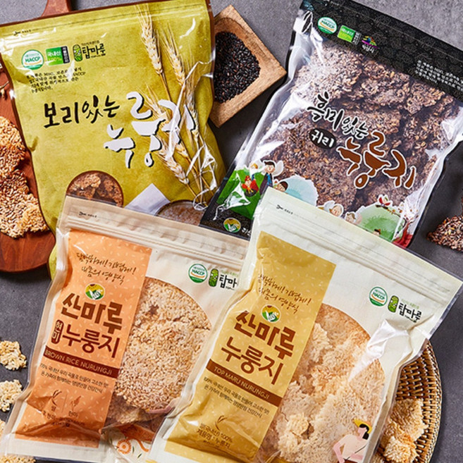 맛있는 누룽지 현미 보리 누룽지 간편 한컵 컵 아기 오곡 귀리 팥 흑미 수제 잡곡 누룽지 가마솥, 60g